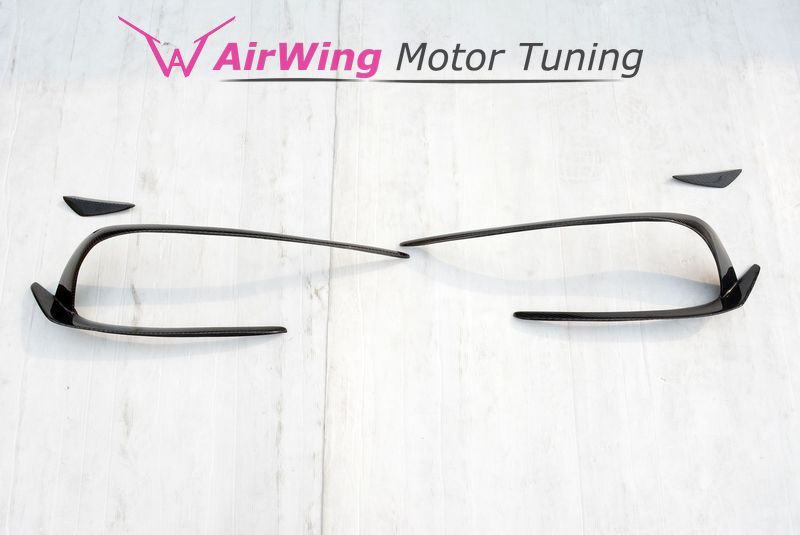 Benz W176 Aero Pack carbon Front Bumper Canard 02.JPG